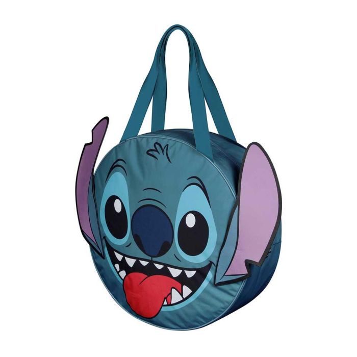 Bolsa de Playa Jumbo Face Disney Lilo y Stitch Azul