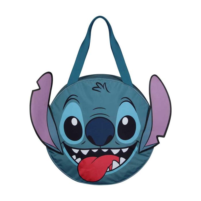 Bolsa de Playa Jumbo Face Disney Lilo y Stitch Azul 1