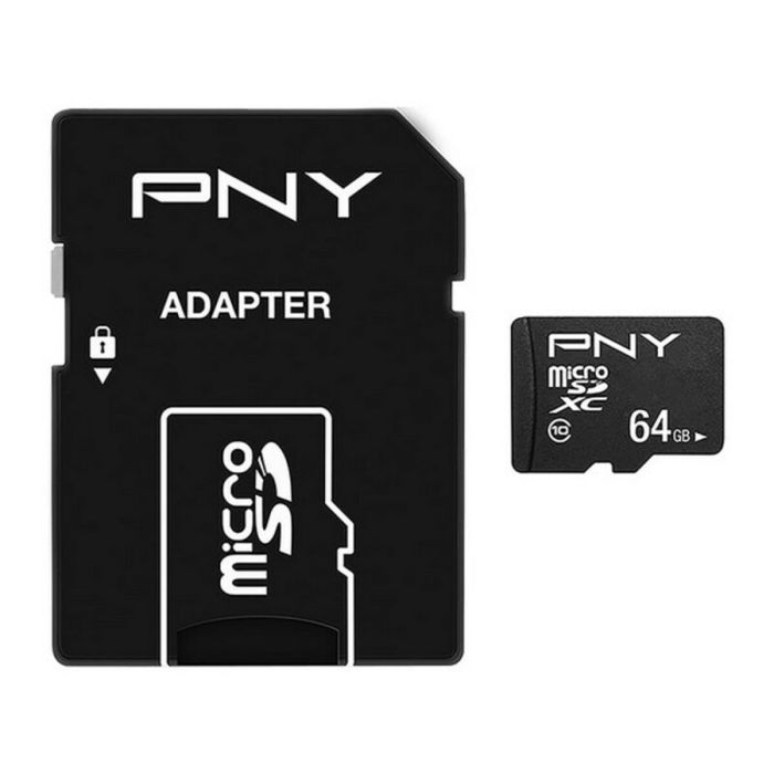 Tarjeta de Memoria Micro SD con Adaptador PNY Performance Plus C10 2