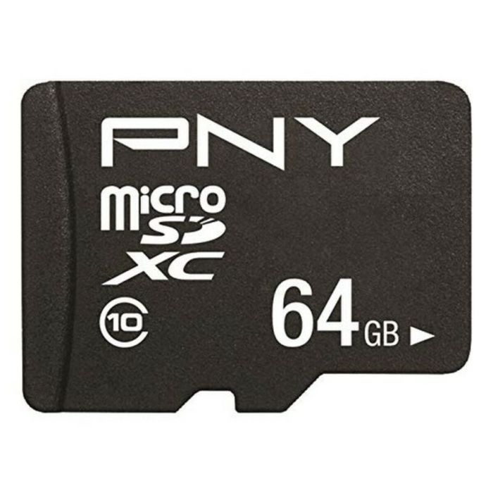 Tarjeta de Memoria Micro SD con Adaptador PNY Performance Plus C10 1