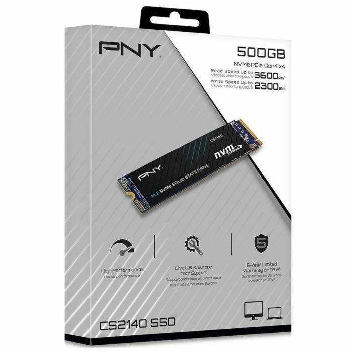 Disco Duro PNY CS2140 SSD 500 GB SSD 1