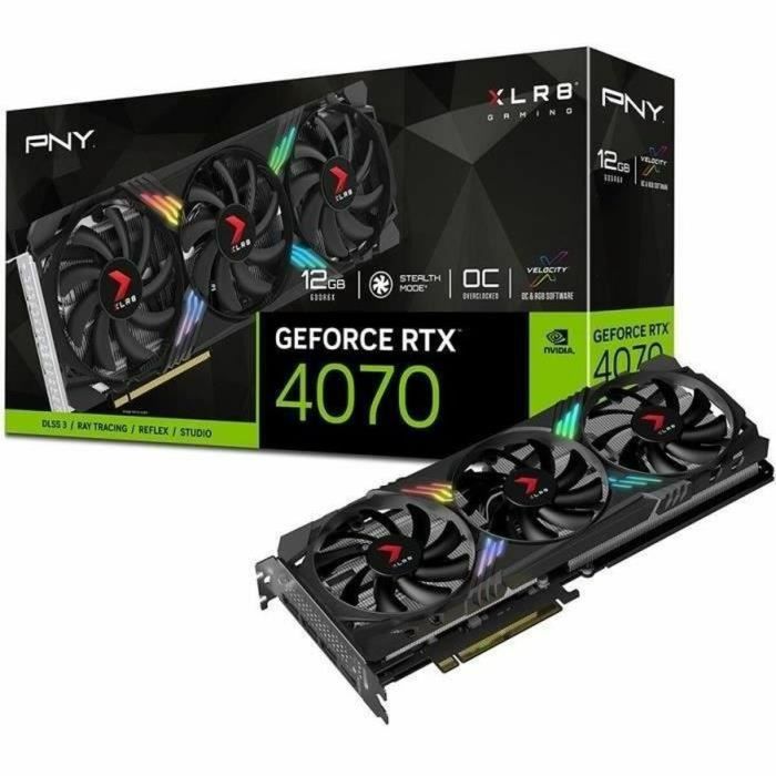 Tarjeta Gráfica PNY VERTO EPIC-X RGB OC GEFORCE RTX 4070 12 GB RAM 5 Tarjeta Gráfica PNY VERTO EPIC-X RGB OC GEFORCE RTX 4070 12 GB RAM 5