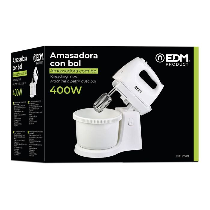 Robot de Cocina EDM 07589 Blanco 400 W 2 Robot de Cocina EDM 07589 Blanco 400 W 2
