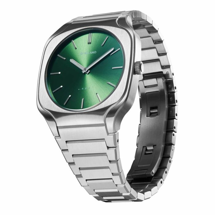 Reloj Hombre D1 Milano EDEN Verde Plateado (Ø 37 mm) 2