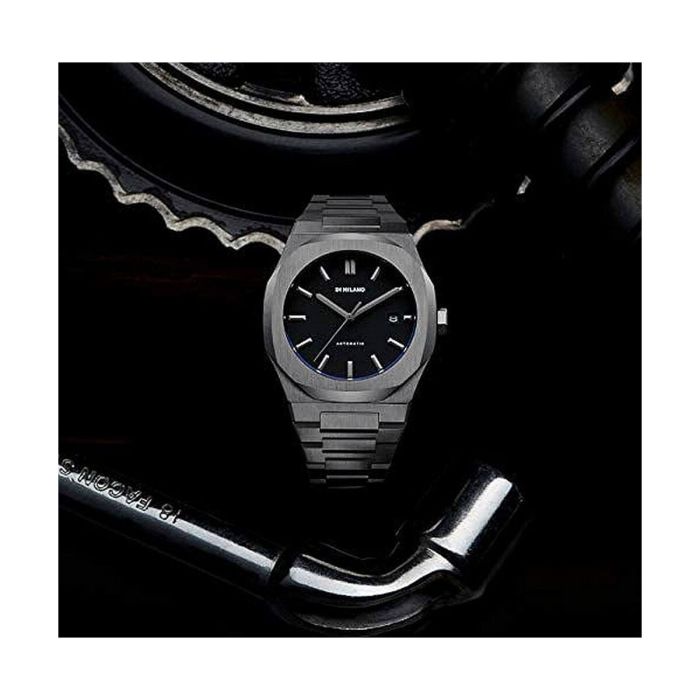 Reloj Hombre D1 Milano AUTOMATIC GUN METAL (Ø 41,5 mm) 4 Reloj Hombre D1 Milano AUTOMATIC GUN METAL (Ø 41,5 mm) 4