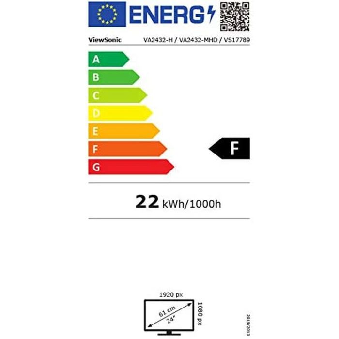 Monitor ViewSonic VA2432-MHD 23,8" HD LED IPS 1