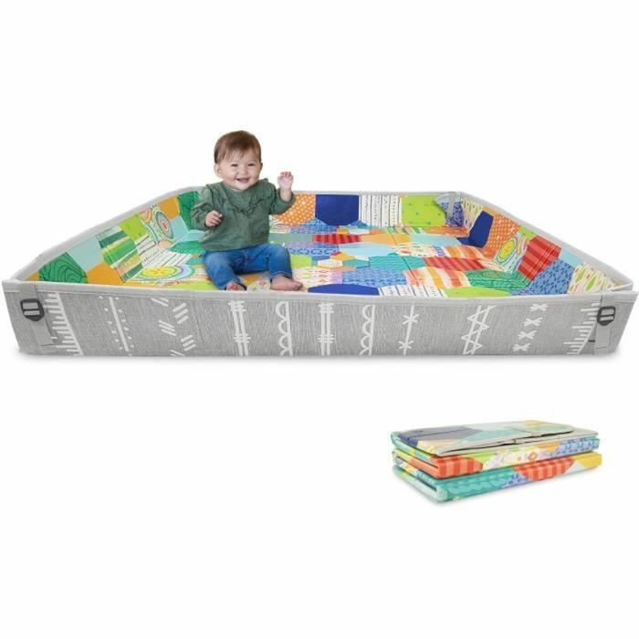 Parque de juegos Infantino 150 x 150 cm Multicolor Plegable 4