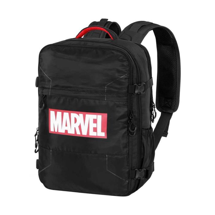 Mochila de Viaje Mercury Grande 47x23x33cm Comics Marvel Negro