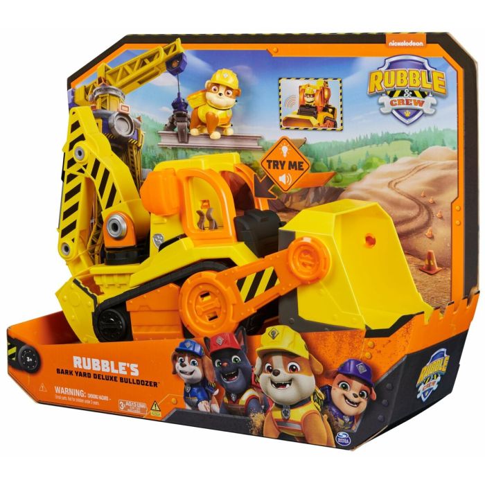 Camión Retroexcavadora The Paw Patrol Deluxe Rubble 5