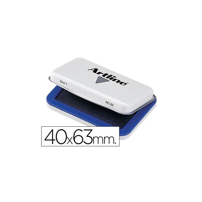 Tampon Artline Nº00 Azul 40x63 mm