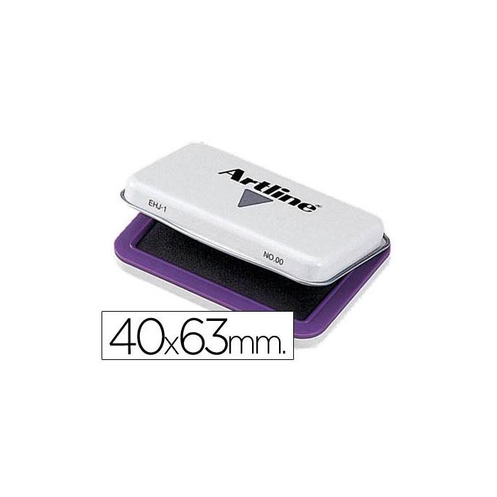 Tampon Artline Nº00 Violeta 40x63 mm