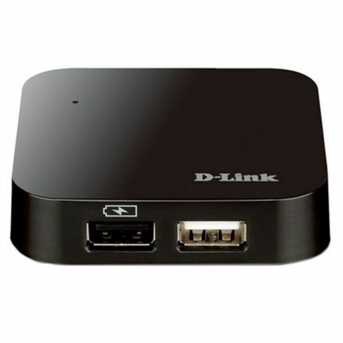 Hub USB D-Link DUB-H4 Negro
