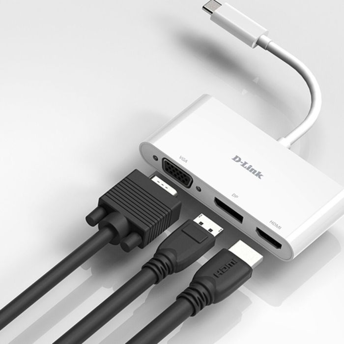 Hub USB D-Link DUB-V310 Blanco 2