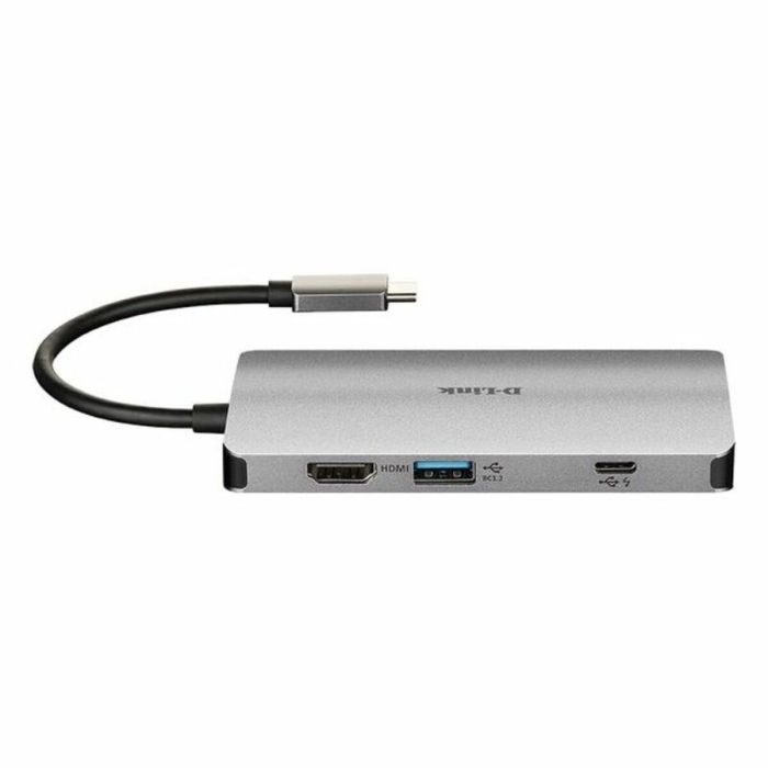 Hub USB C D-Link DUB-M810 Plateado 2