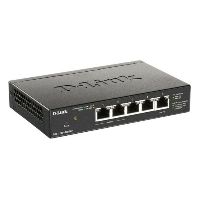 Switch D-Link DGS-1100-05PDV2 5xGbE PoE 1