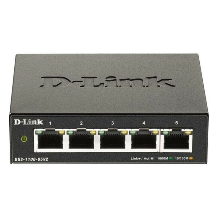 Switch D-Link DGS-1100-05V2 5 Puertos/ RJ-45 10/100/1000