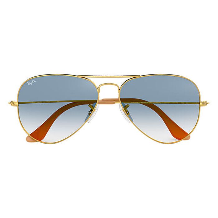 Rayban RB3025 001/3F Gafas de Sol Aviator Large Metal Montura Dorada Lente Azul Degradado 58 mm