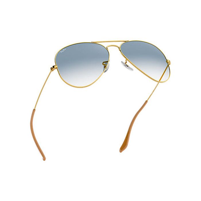 Rayban RB3025 001/3F Gafas de Sol Aviator Large Metal Montura Dorada Lente Azul Degradado 58 mm