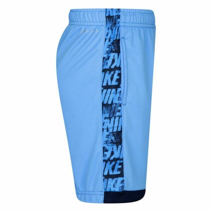 Pantalones Cortos Deportivos para Niños Nike Dry Fit Trophy Azul Negro 4
