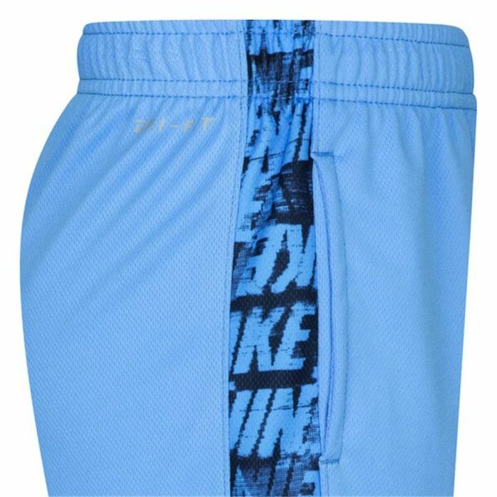 Pantalones Cortos Deportivos para Niños Nike Dry Fit Trophy Azul Negro 2