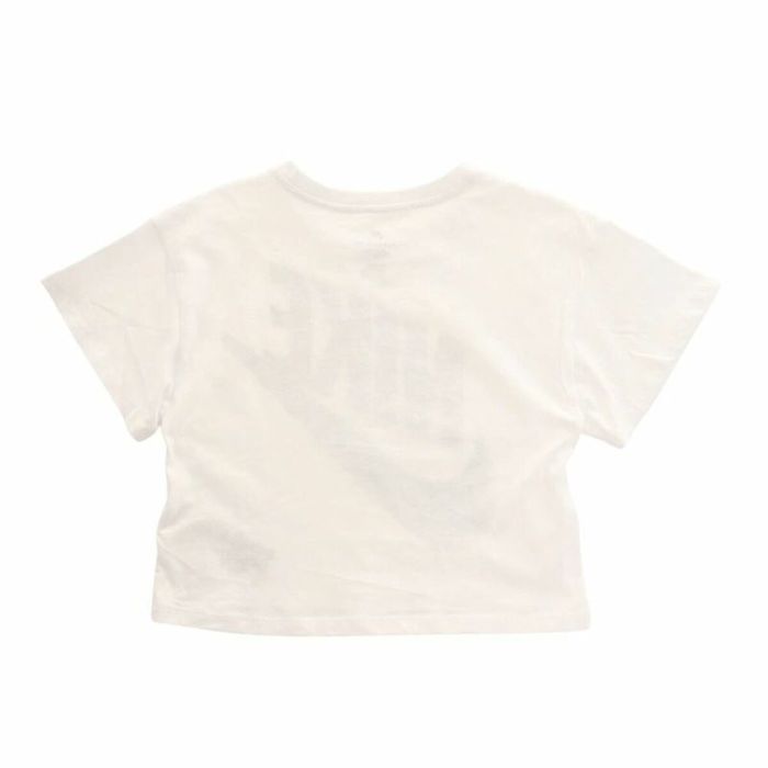 Camiseta de Manga Corta Infantil Nike Icon Futura Blanco 3