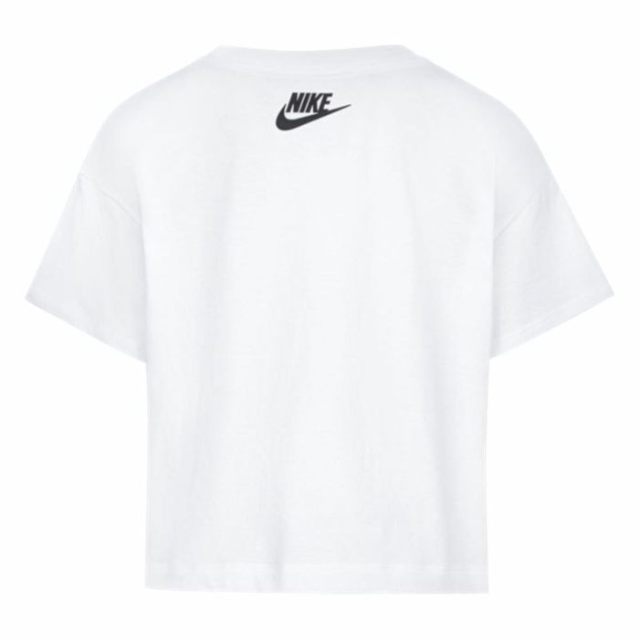 Camiseta de Manga Corta Infantil Nike Knit Blanco 1