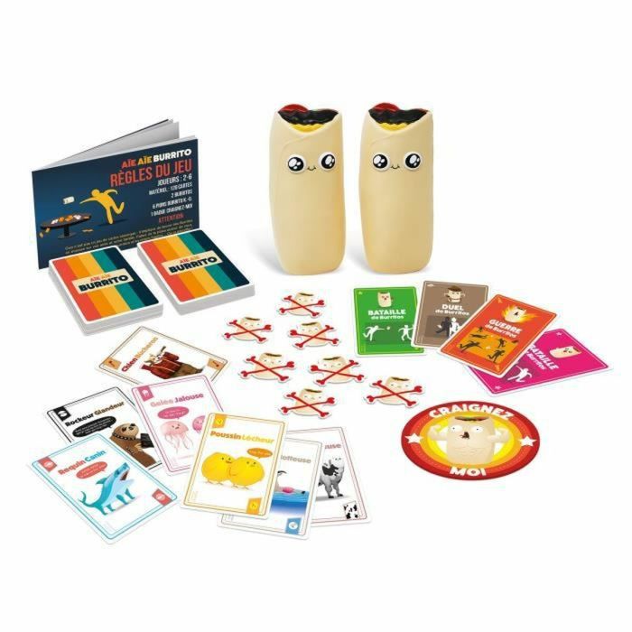 Juego de Mesa Asmodee Aïe Aïe Burrito (FR) 1