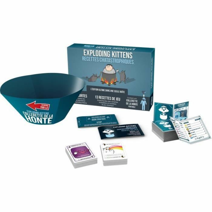 Juego de Mesa Asmodee Exploding Kittens: Recettes Chatastrophiques 2