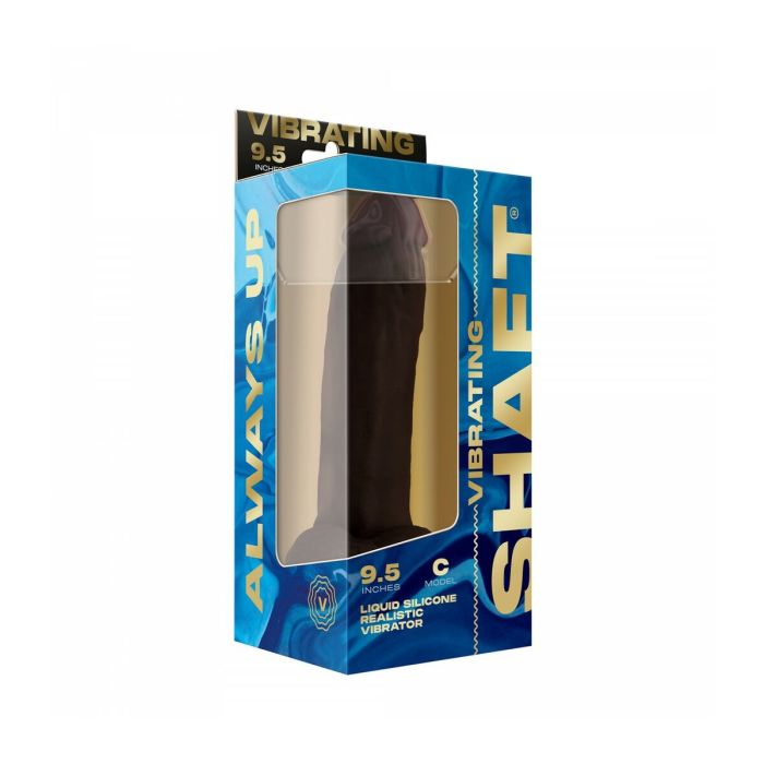 Vibrador realista Shaft C 9.5 - MAHOGANY 5