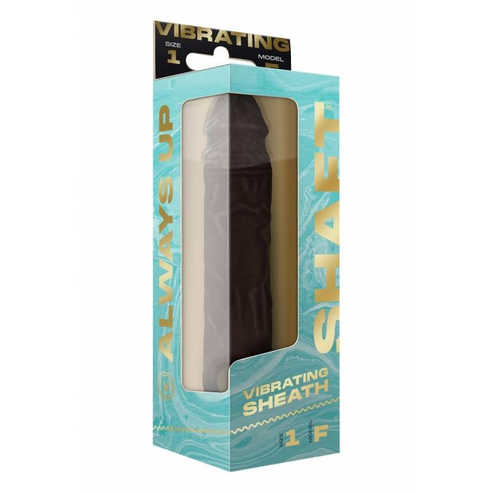 Vibrador realista Shaft MAHOGANY 10