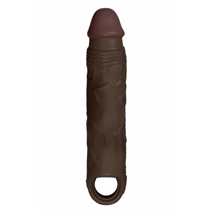 Vibrador realista Shaft MAHOGANY 7