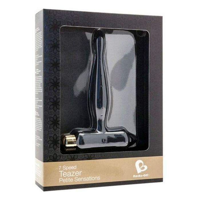 Plug Vibrador Anal Rocks-Off Negro 1