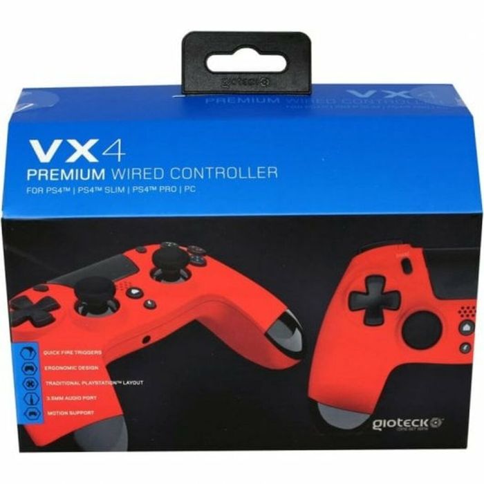Mando Gaming GIOTECK VX4PS4-43-MU Rojo Bluetooth PC 1