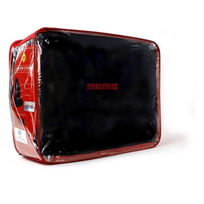Fundas para Asientos de Coche Momo 018 Negro Universal 10 pcs 1