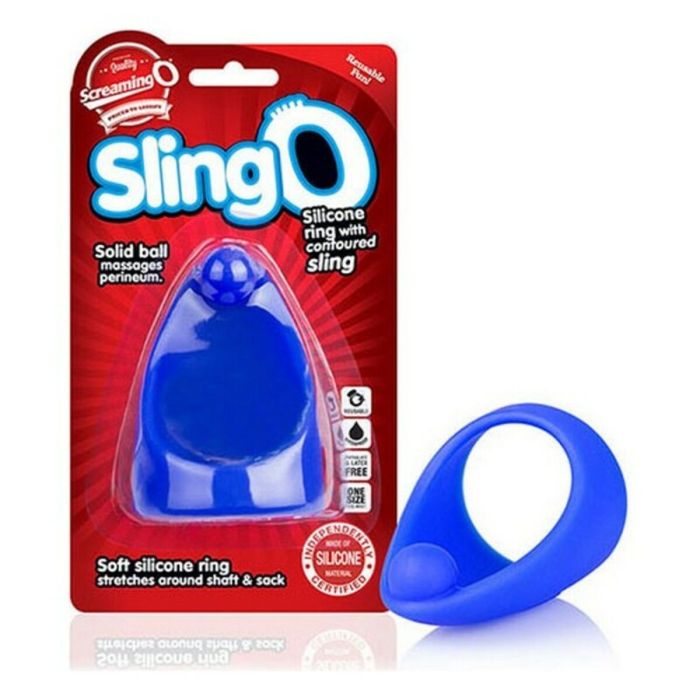 Anillo para el Pene The Screaming O Slingo Azul 1