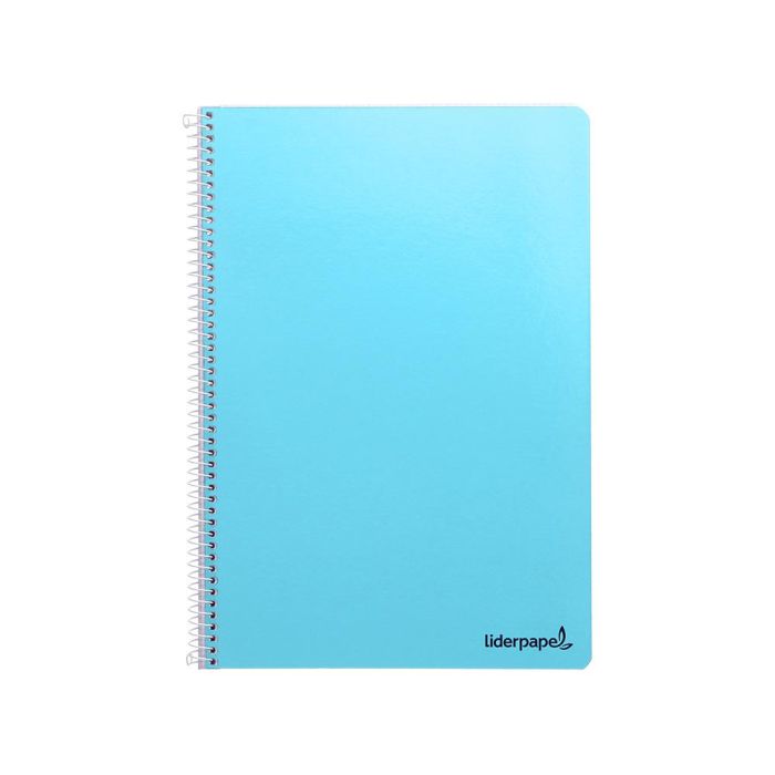 Cuaderno Espiral Liderpapel Folio Smart Tapa Blanda 80H 60 gr Cuadro 6 mm Con Margen Colores Surtidos 10 unidades 3