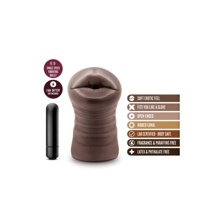 Masturbador Masculino Blush Hot Chocolate Heather Marrón 1