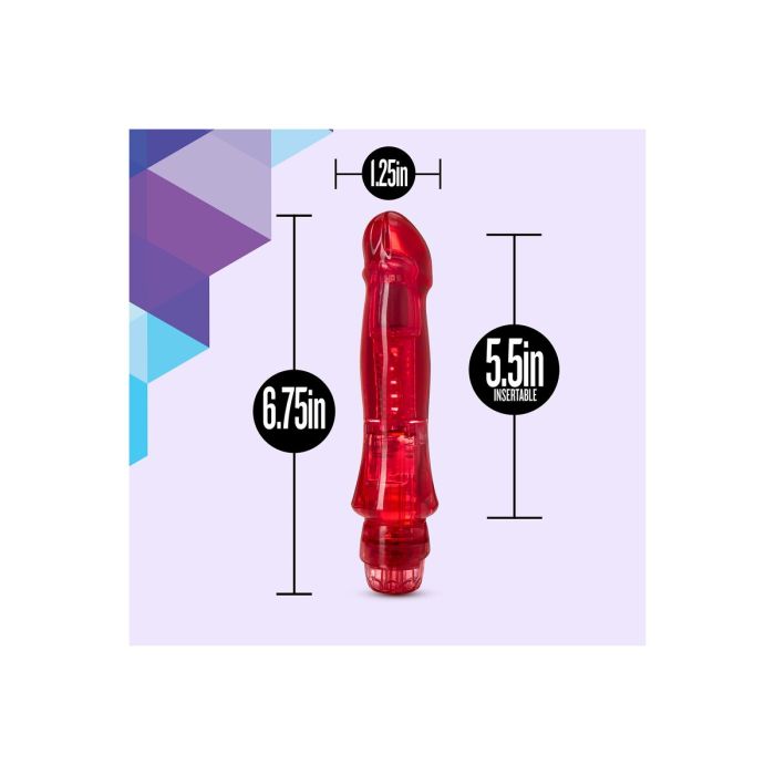 Vibrador Blush Naturally Yours Rojo 3