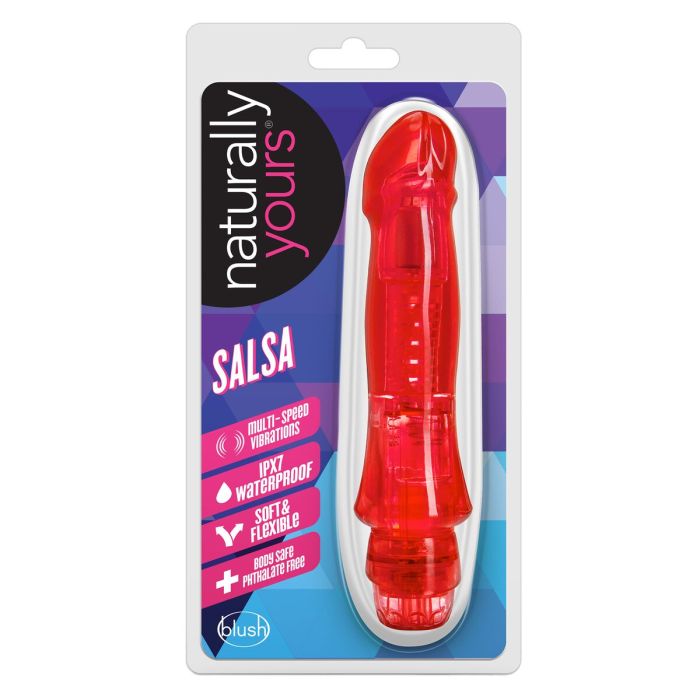 Vibrador Blush Naturally Yours Rojo 1