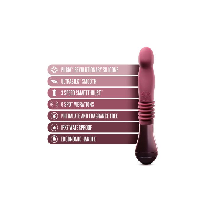 Vibrador Punto G Blush Temptasia Rojo 2