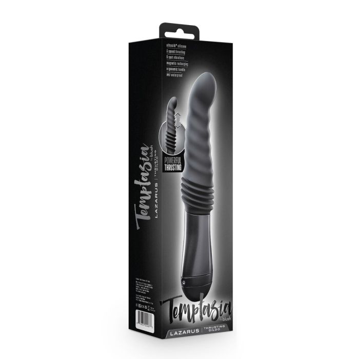 Dildo Blush Temptasia Lazarus Negro 1