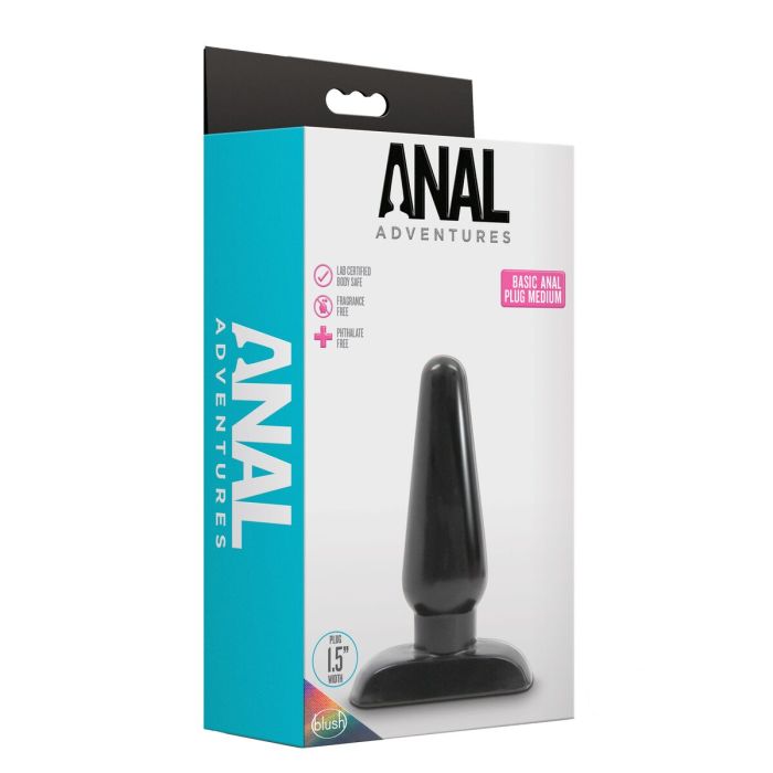 Plug Anal Blush Adventures Negro 1