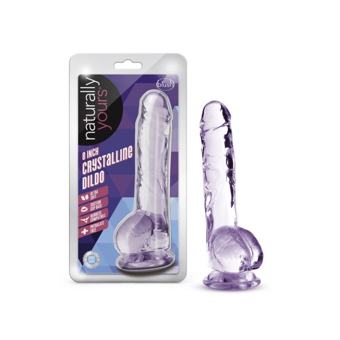 Dildo Blush Naturally Yours Morado 2