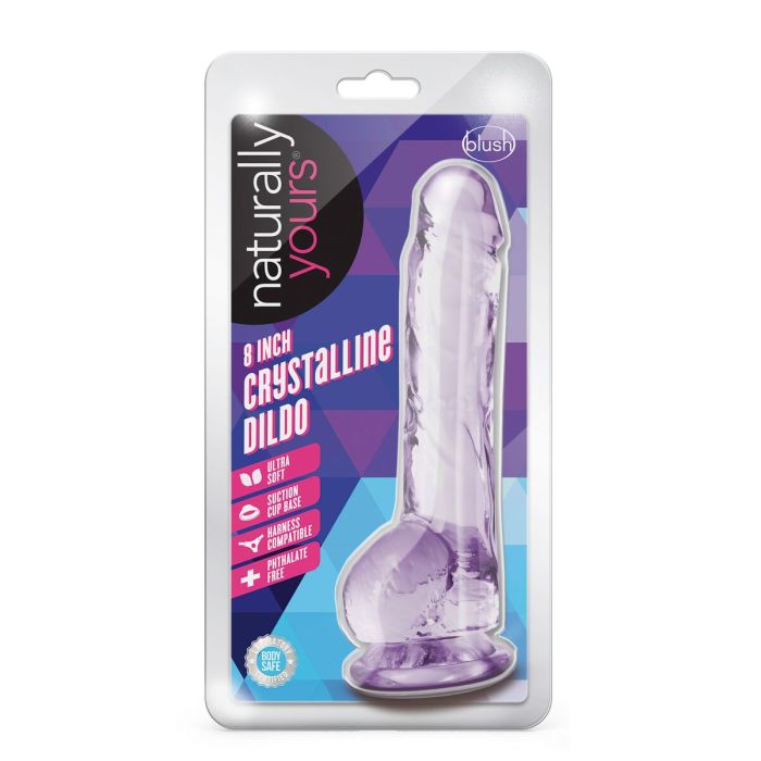 Dildo Blush Naturally Yours Morado 1