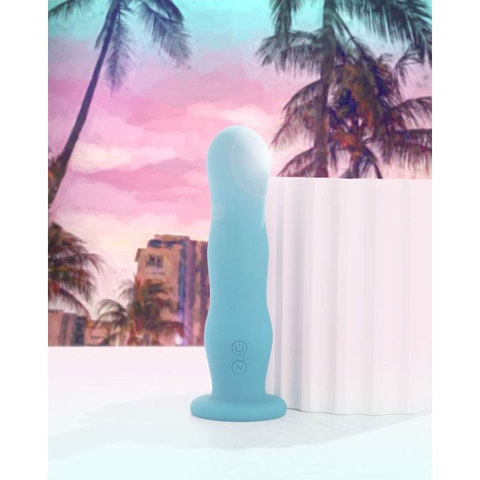 Vibrador anal Blush Impressions Miami Azul 2