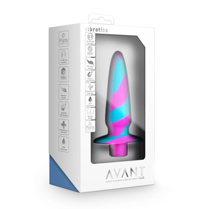 Plug Anal Blush Avant Vibrotize Multicolor 1