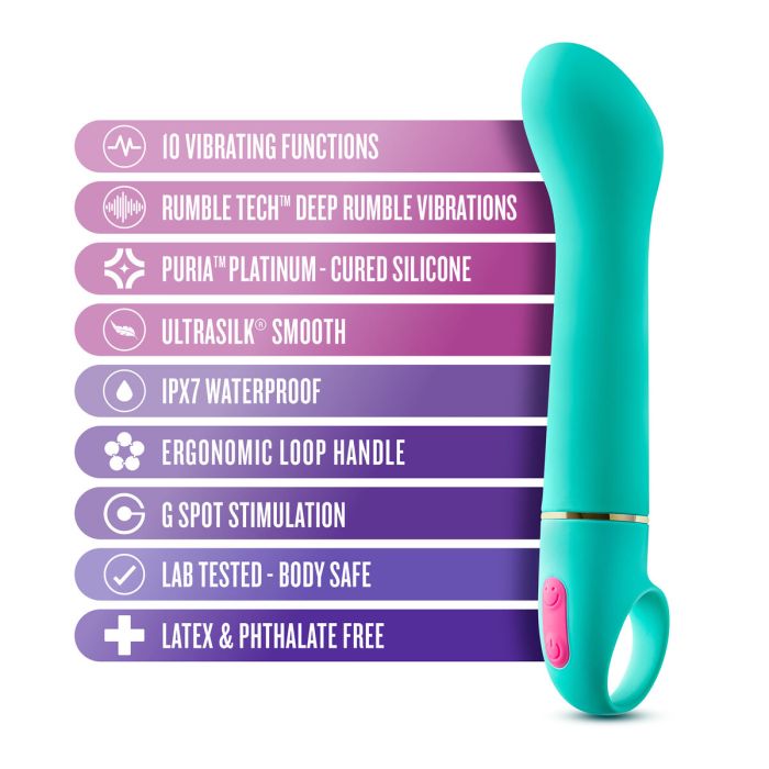 Vibrador Punto G Blush Aria Verde 6