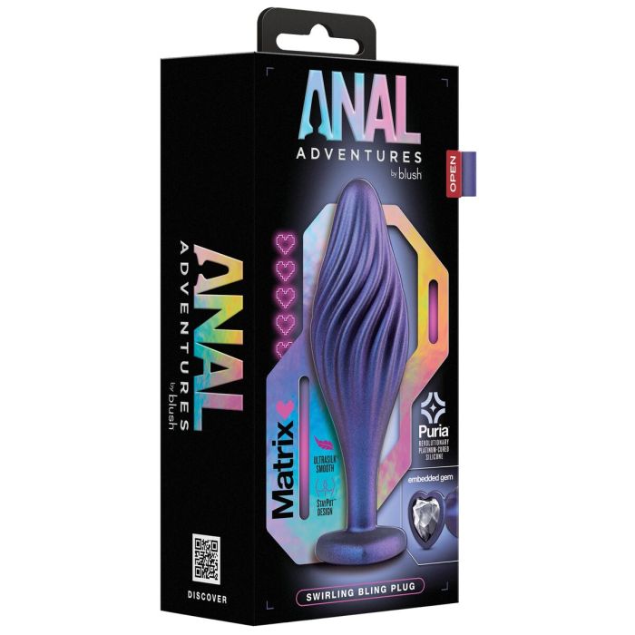 Plug Anal Blush Adventures Morado 1