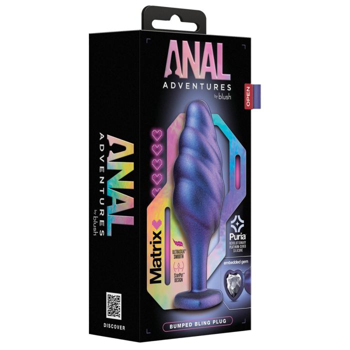 Plug Anal Blush Adventures Morado 1