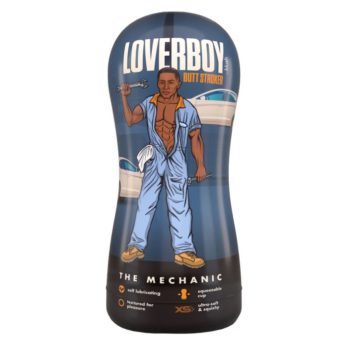 Masturbador Masculino Blush Loverboy Marrón 1